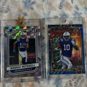 Adonai Mitchell Rookie Football Cards